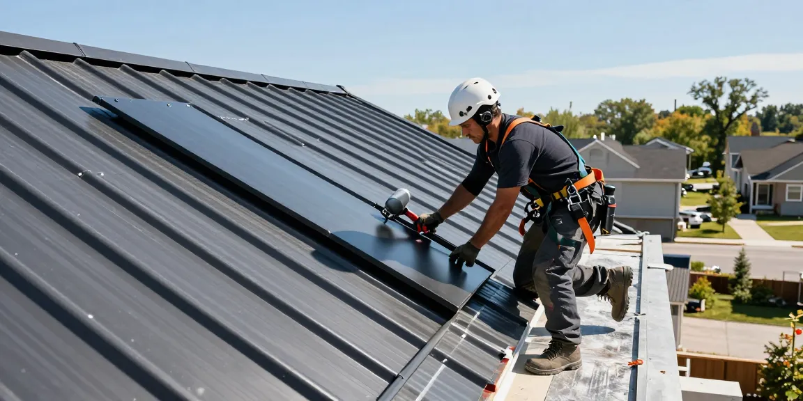 Expert installation of metal roofing in Toronto showcases durability and craftsmanship.