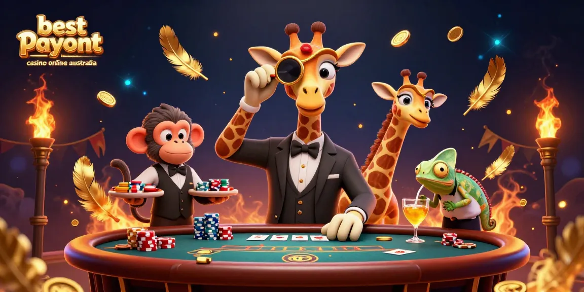 Experience the thrill at the best payout casino online Australia with a high-roller giraffe and magical elements.